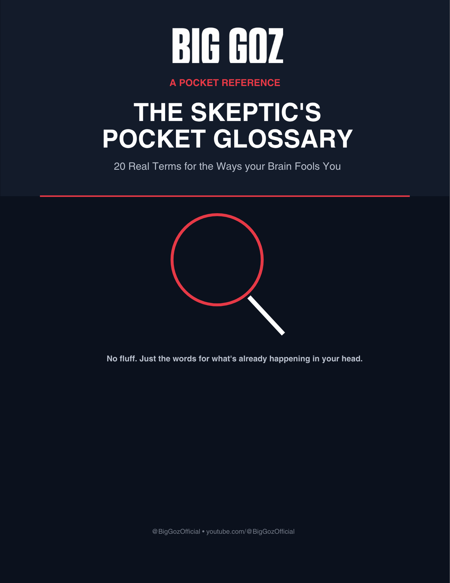 The Skeptic's Pocket Glossary